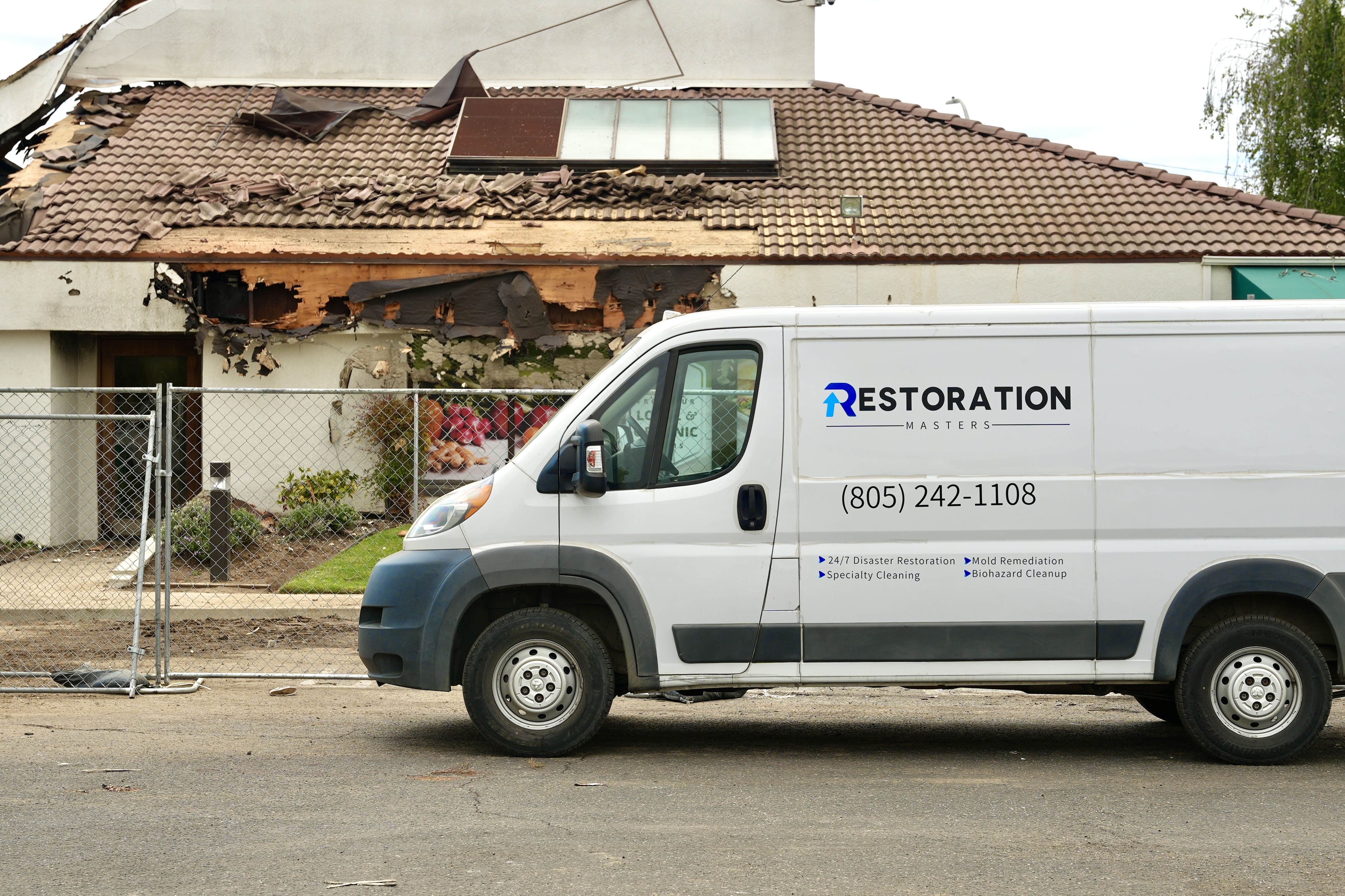 Fire & Smoke Damage Restoration service in Santa Maria
