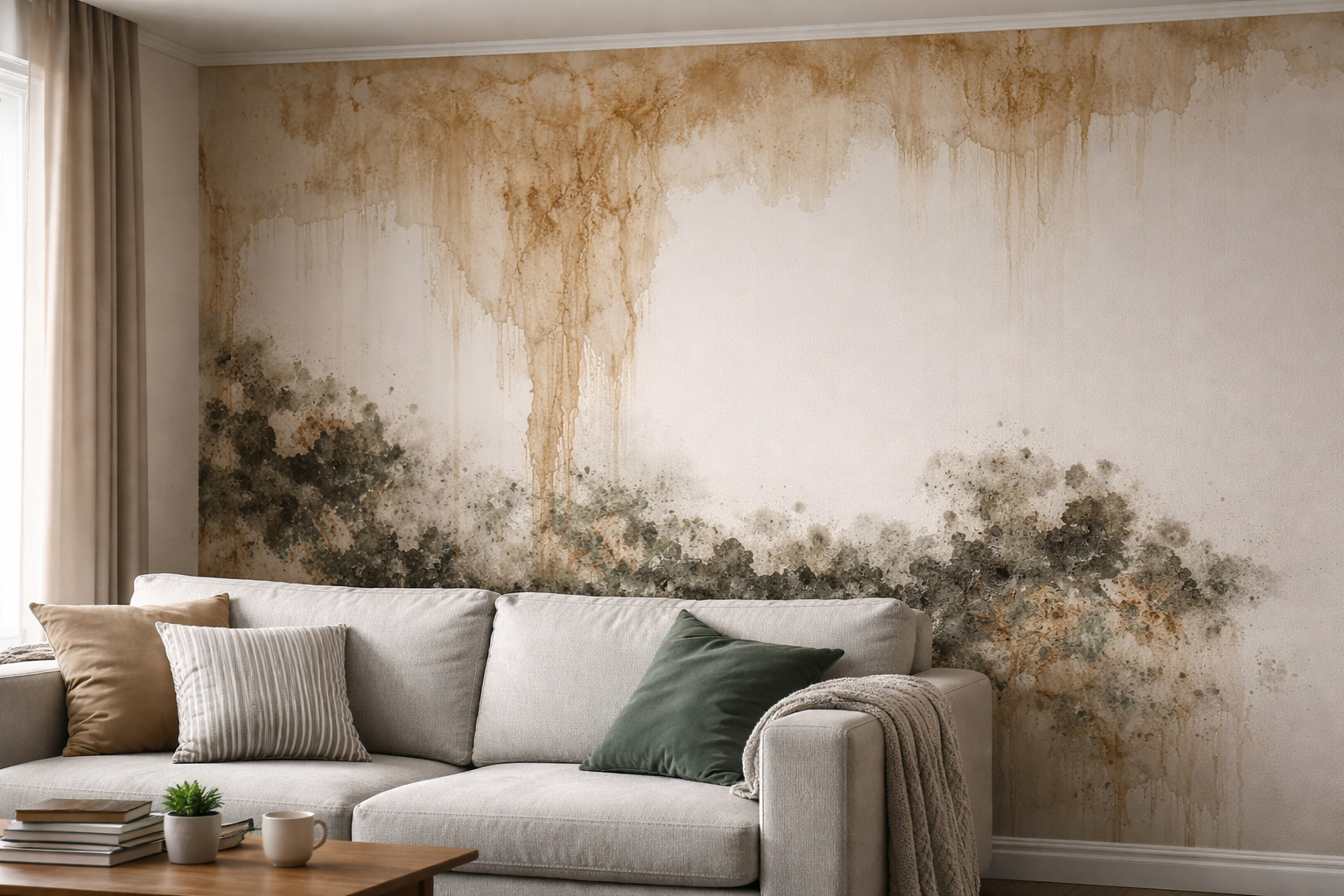Water Damaged Wall